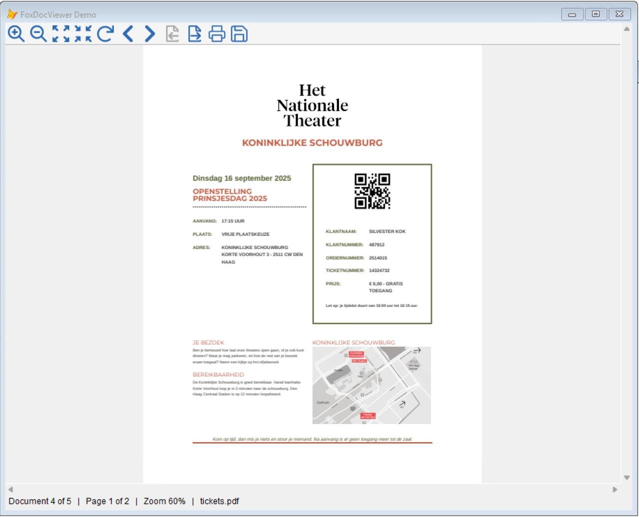FoxPro Document Display