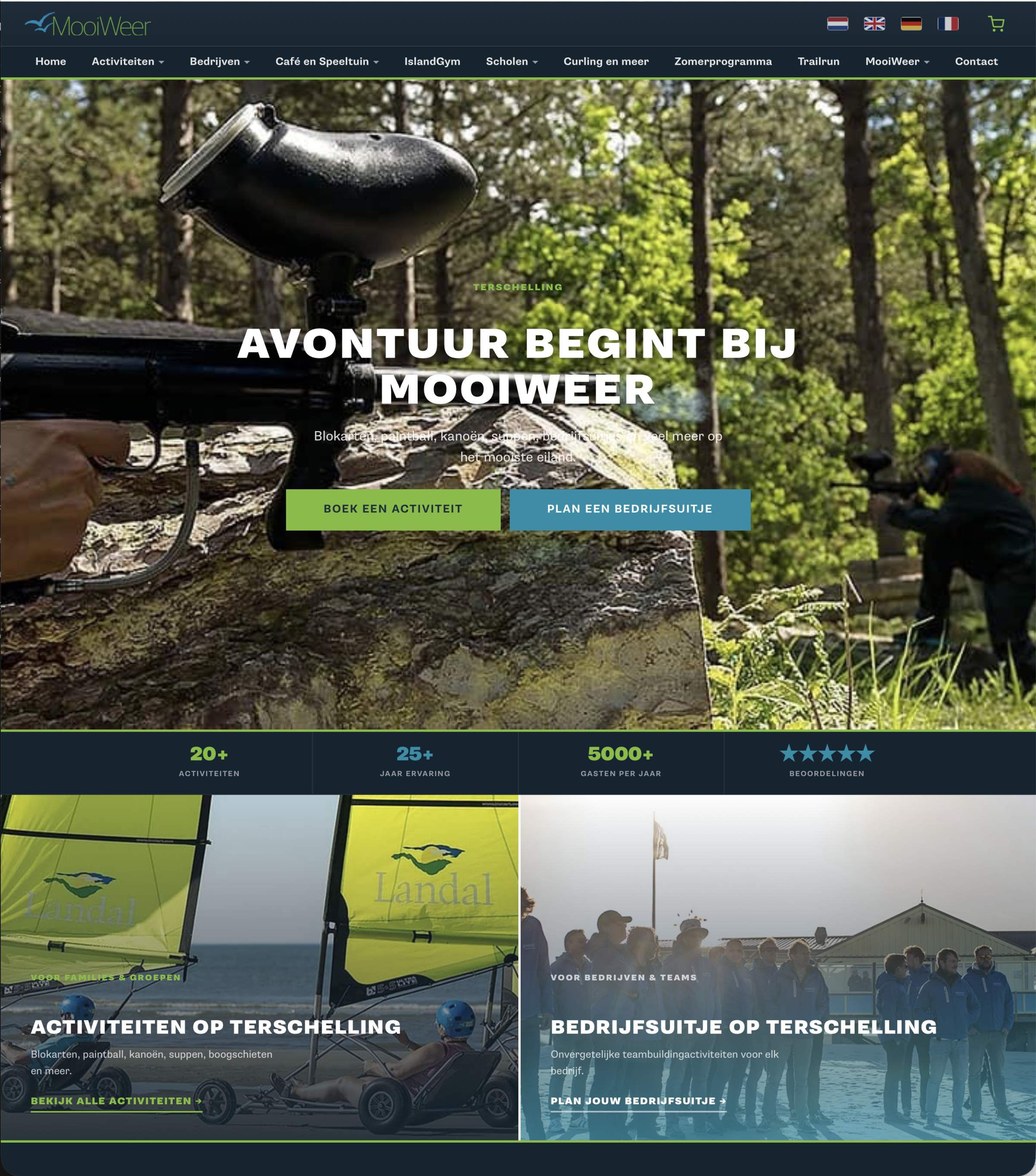 MooiWeer website redesign