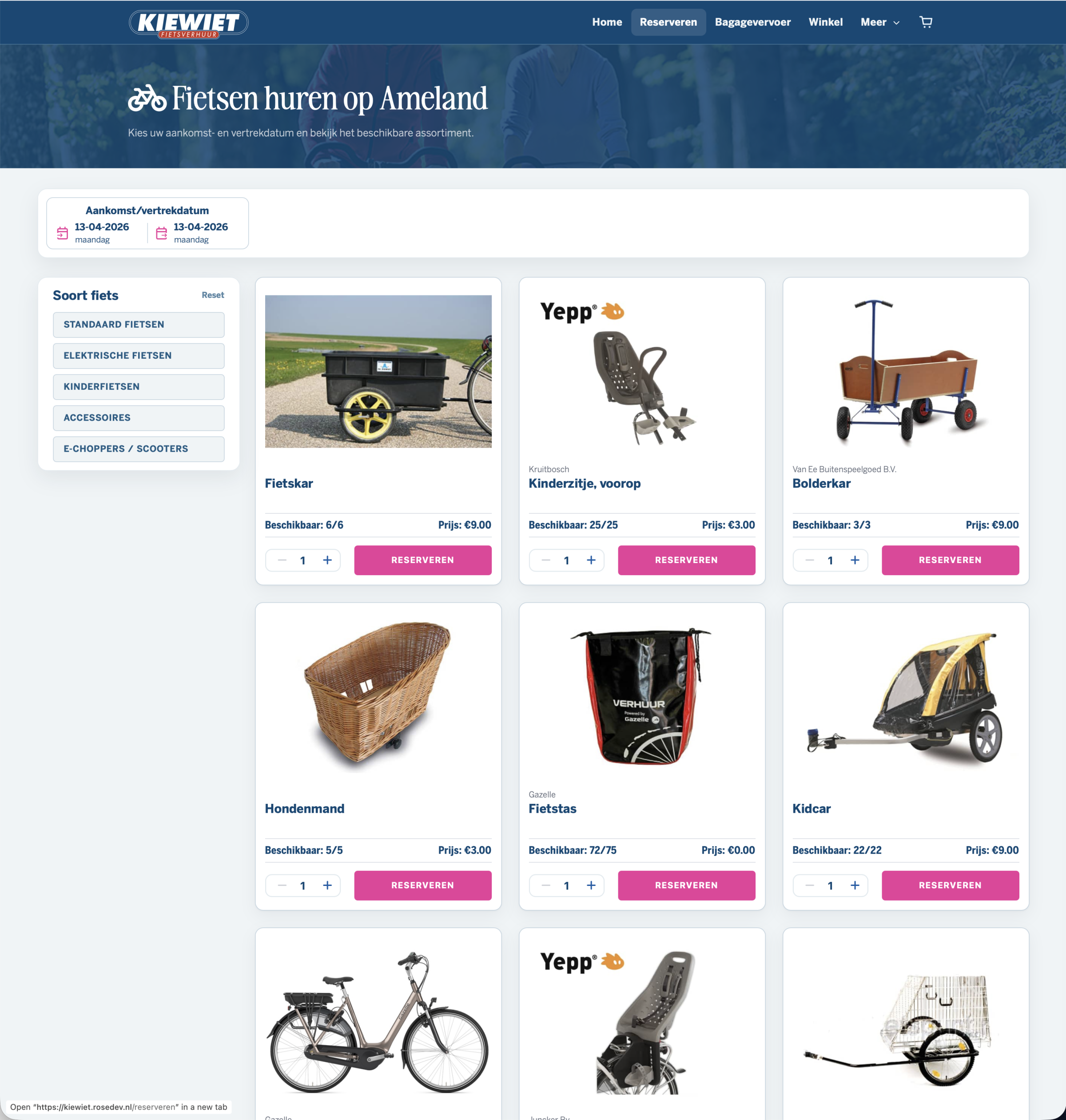 Kiewiet Booking System, Store & Luggage Transport — image 2