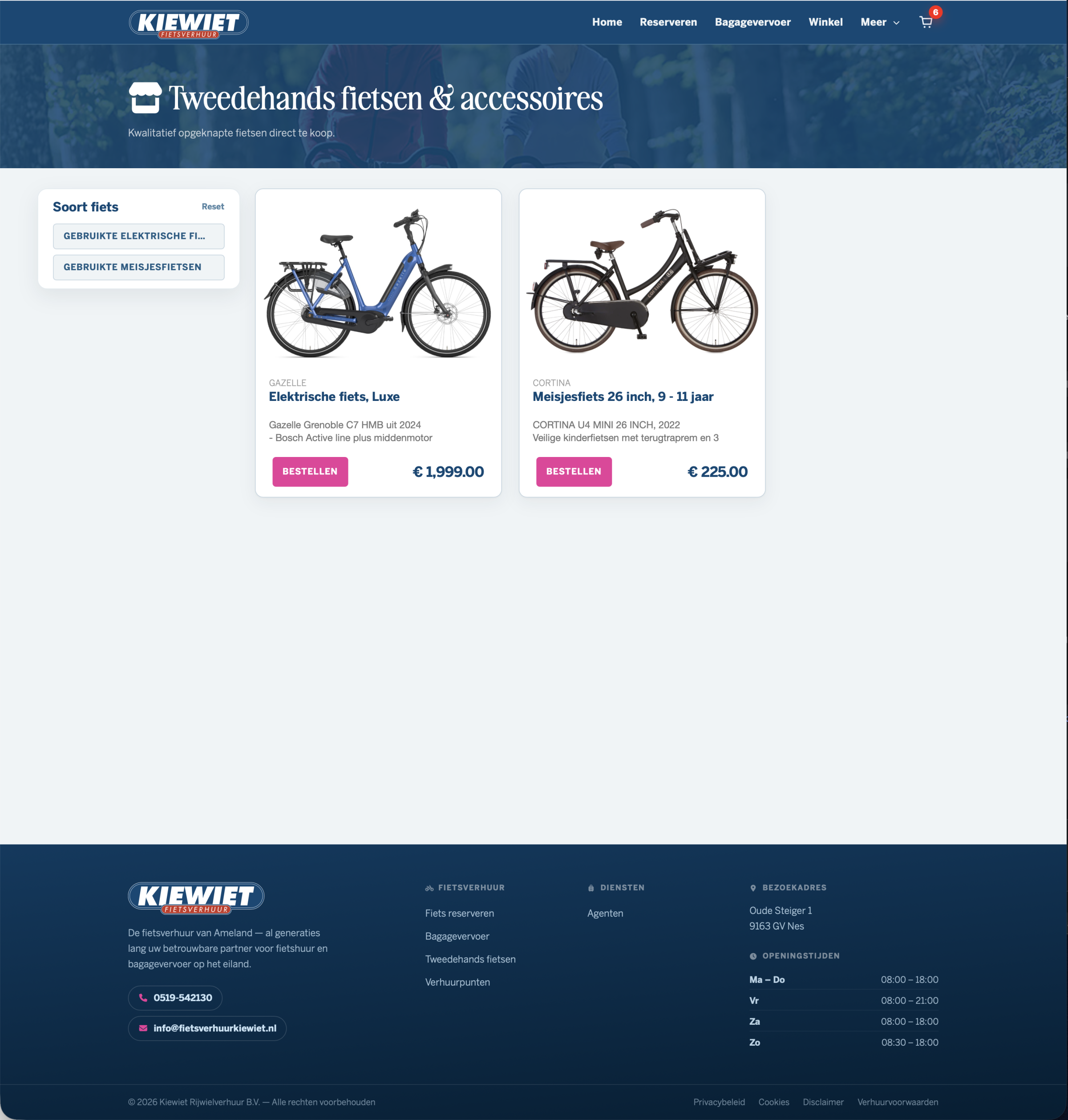 Kiewiet Booking System, Store & Luggage Transport — image 5