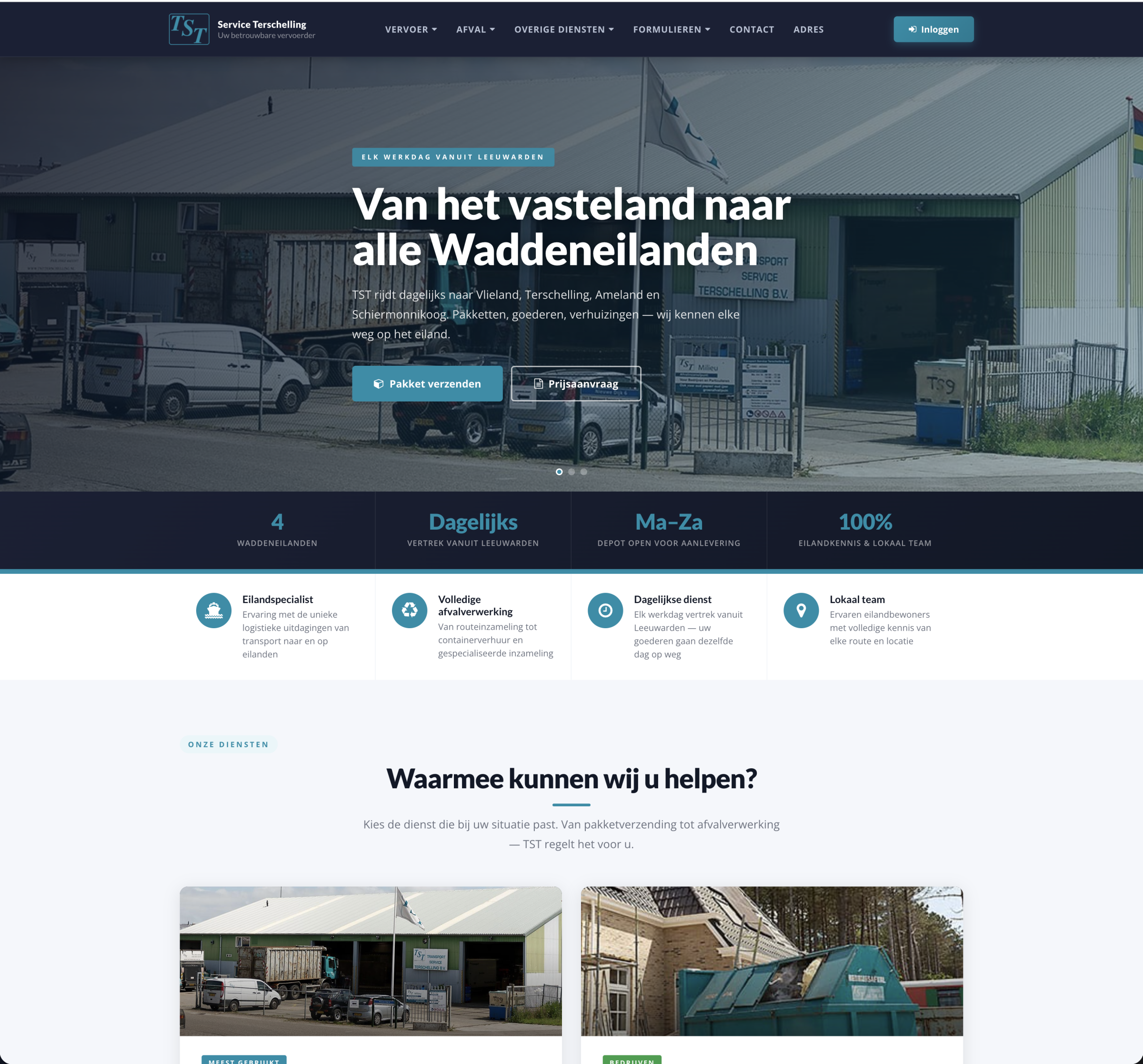 TST Terschelling — Website Redesign & Development — image 1