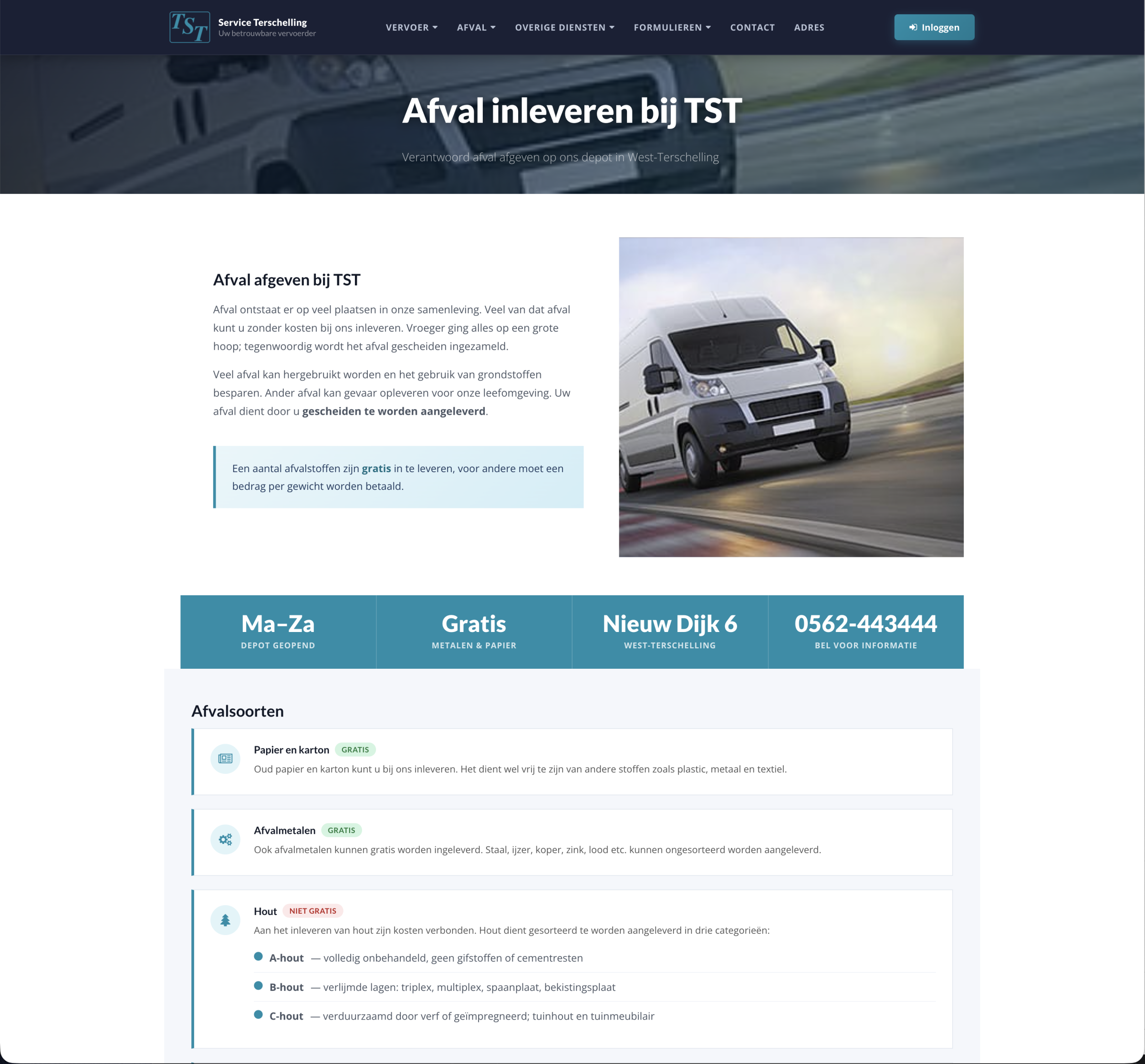 TST Terschelling — Website Redesign & Development — image 2