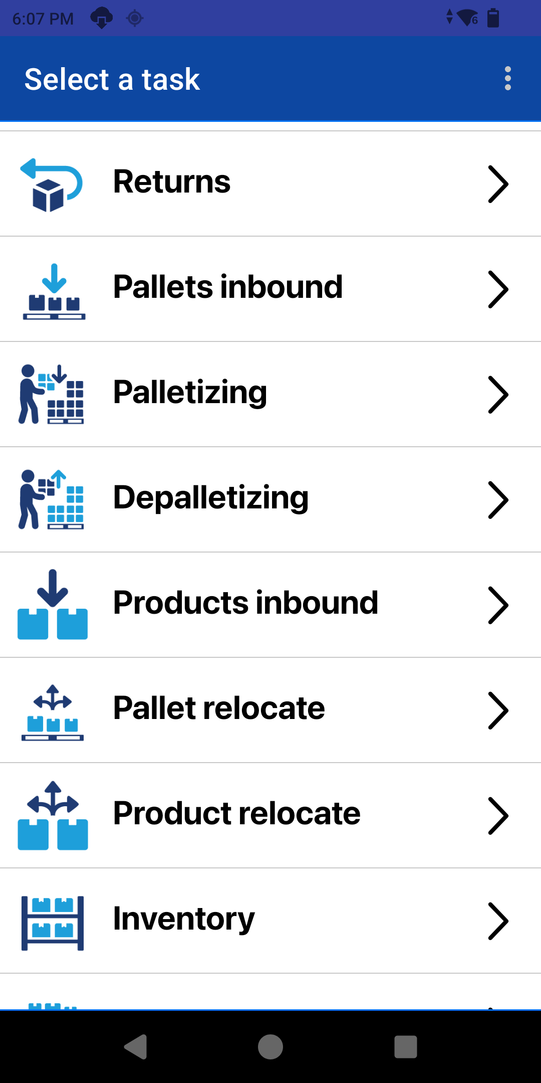 WMS Storage Mobile App — image 3
