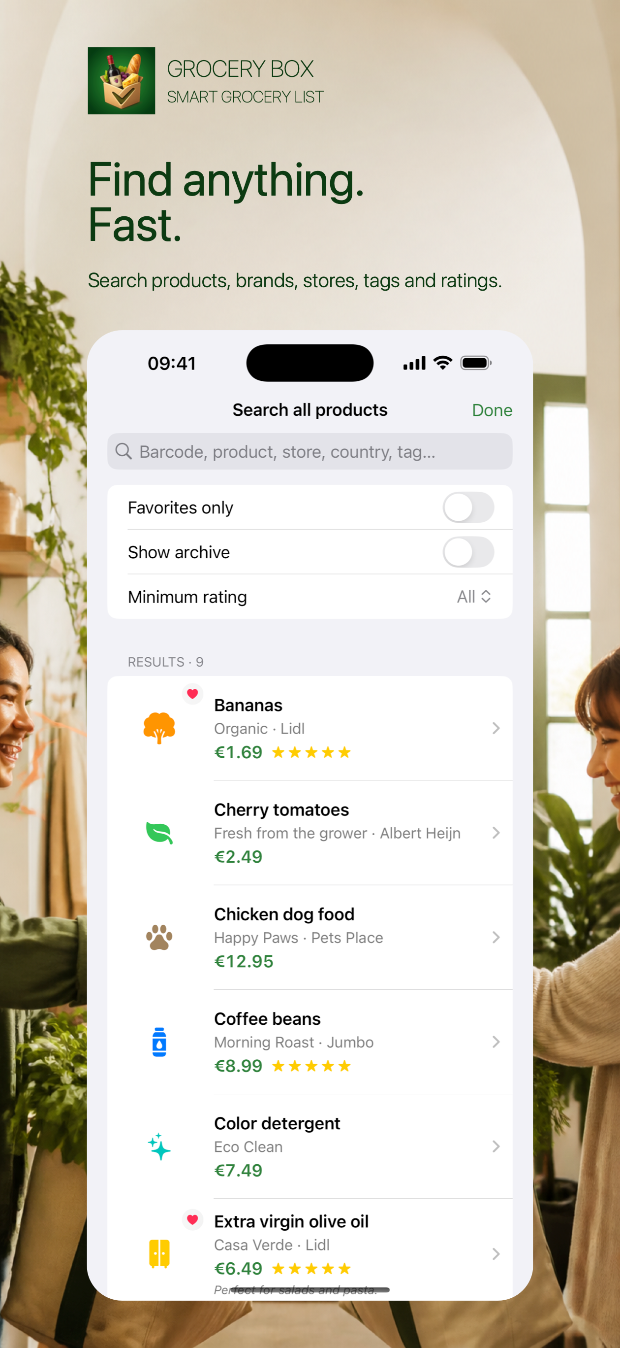 Grocery Box screenshot 9 showing app interface and workflow