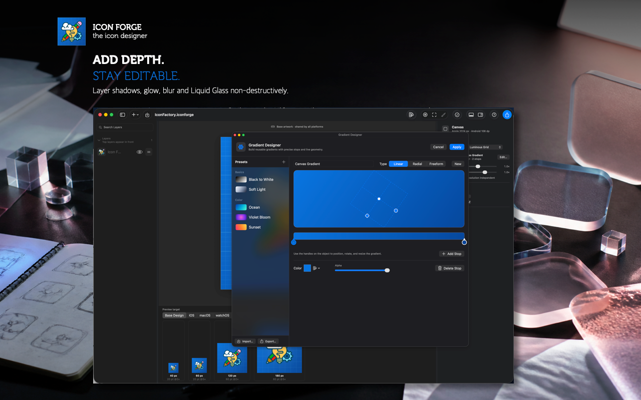 Icon Foundry screenshot 6 showing app interface and workflow
