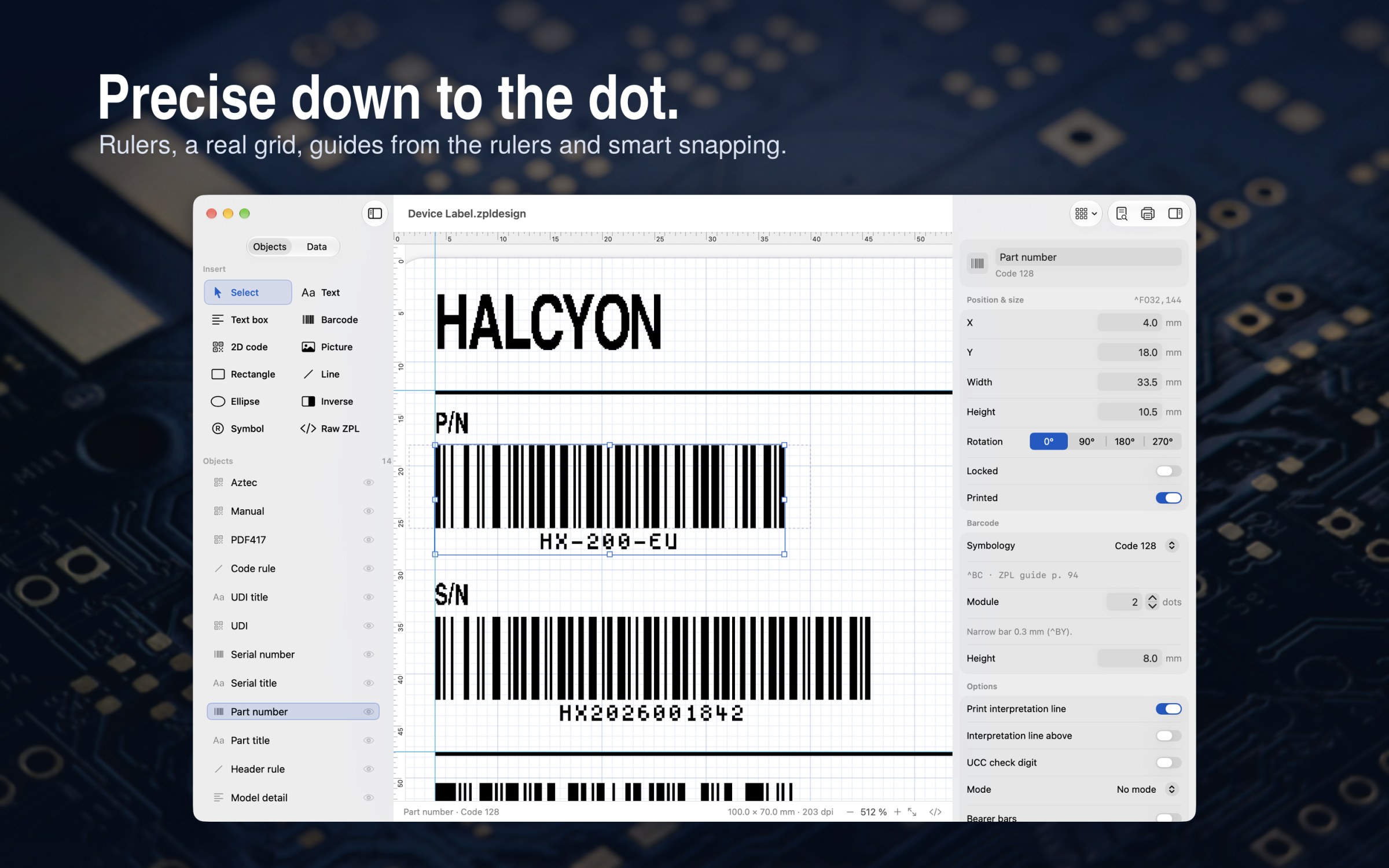 ZPL Designer screenshot 7 showing app interface and workflow